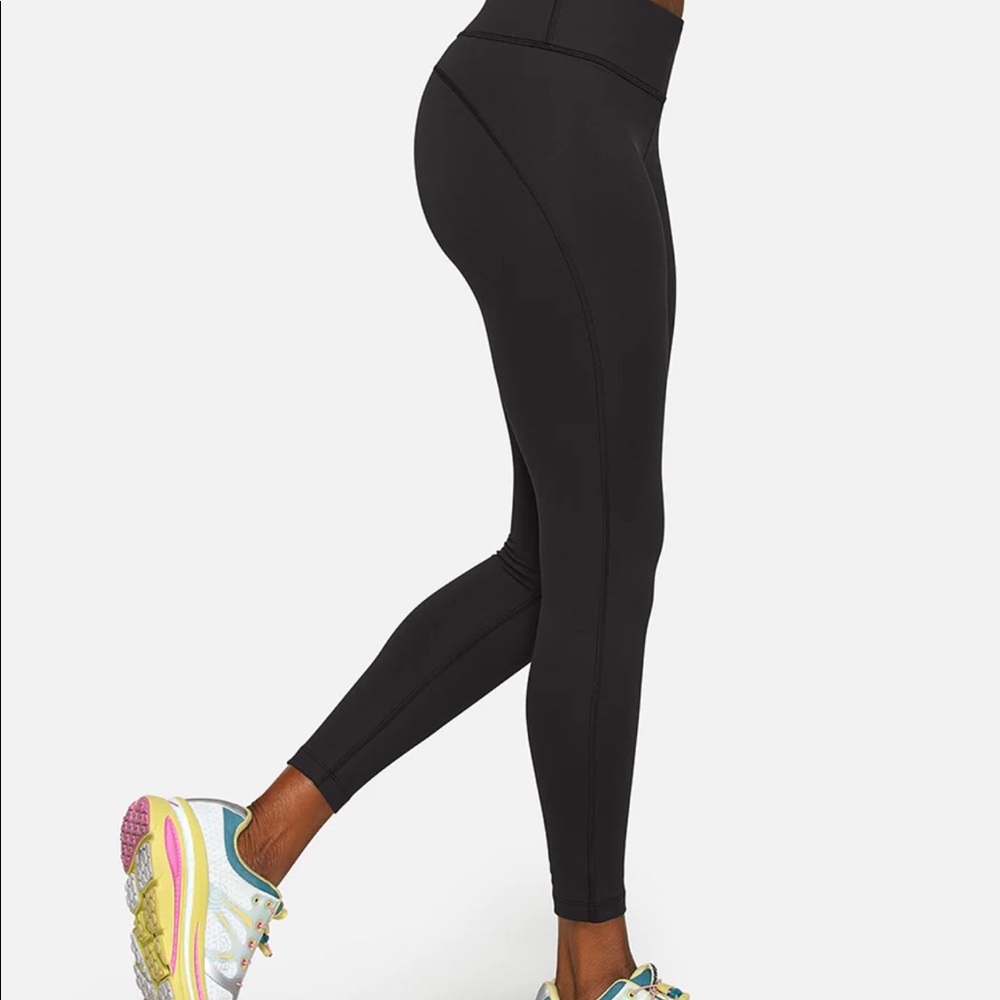 Outdoor Voices Flex 7/8 High Rise Waisted Leggings Black Size XL